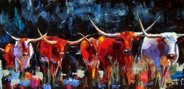 150の主題の芸術作品 Painting - フォールストームの雄牛